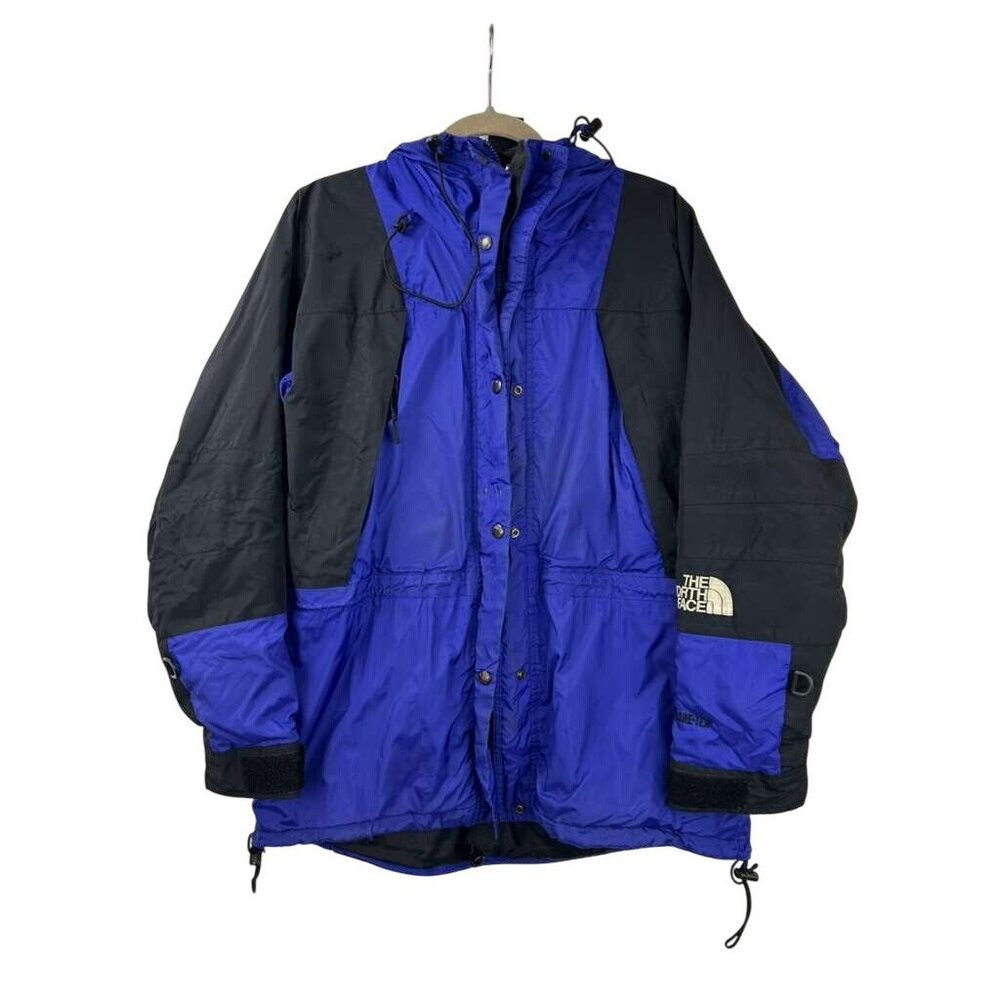 Vintage The North Face Women's M Gore-Tex Waterproof Blue Shell Parka Jacket